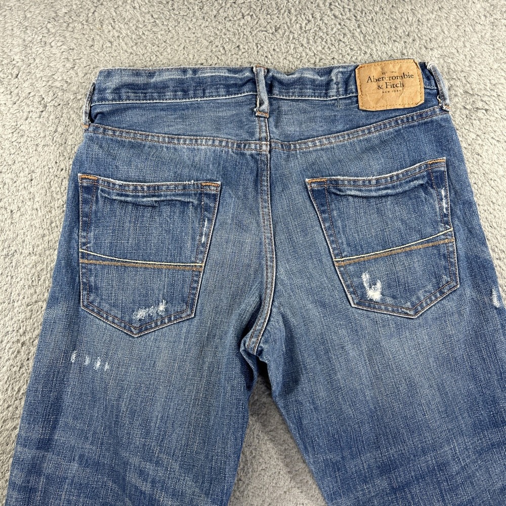 Abercrombie & Fitch Blue Straight Men Jeans - Picture 4 of 11